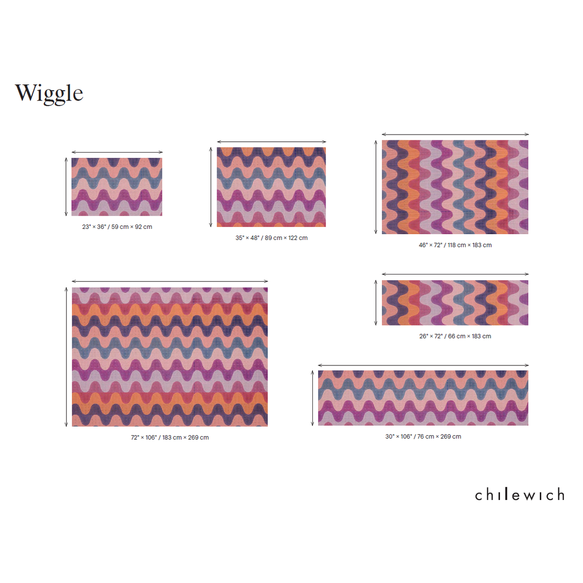 Wiggle Rugs - Deep Sea