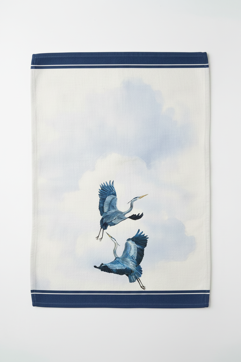 Blue Heron Tea Towel — photo 4