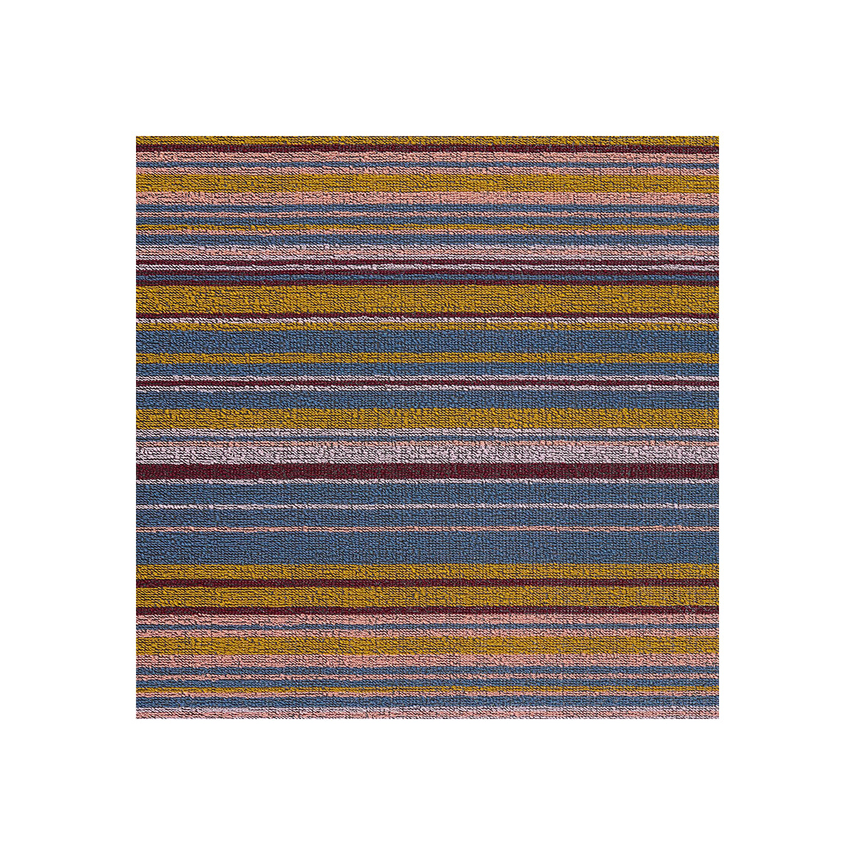 Echo Stripe Shag Mat Samples - Dusk