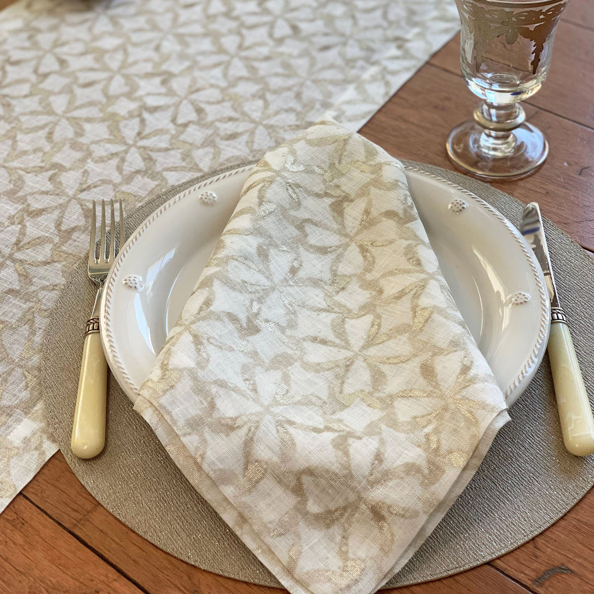 Bodrum Shamrock Napkins — Bodrum collection image 3