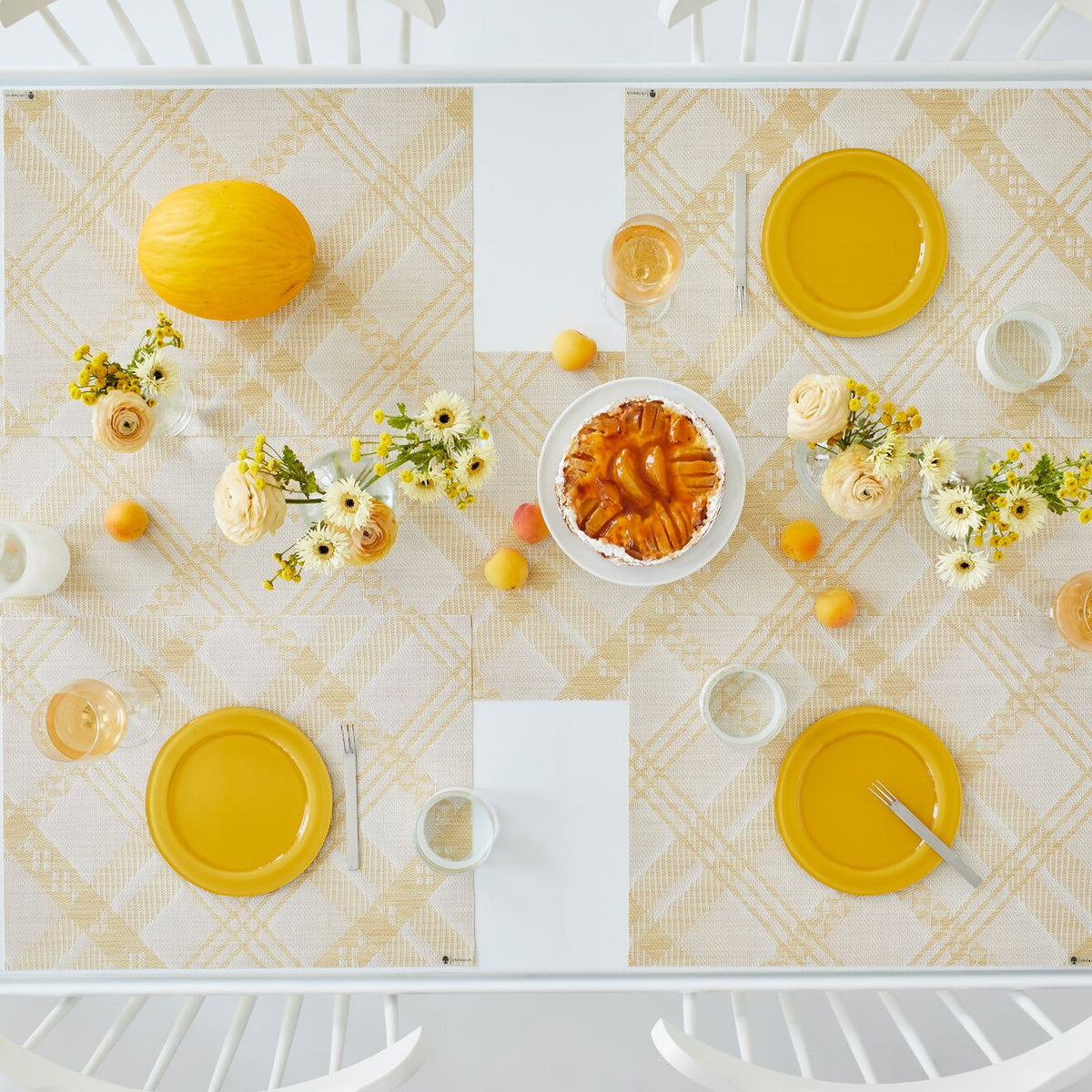 Ribbons Placemats - Wheat