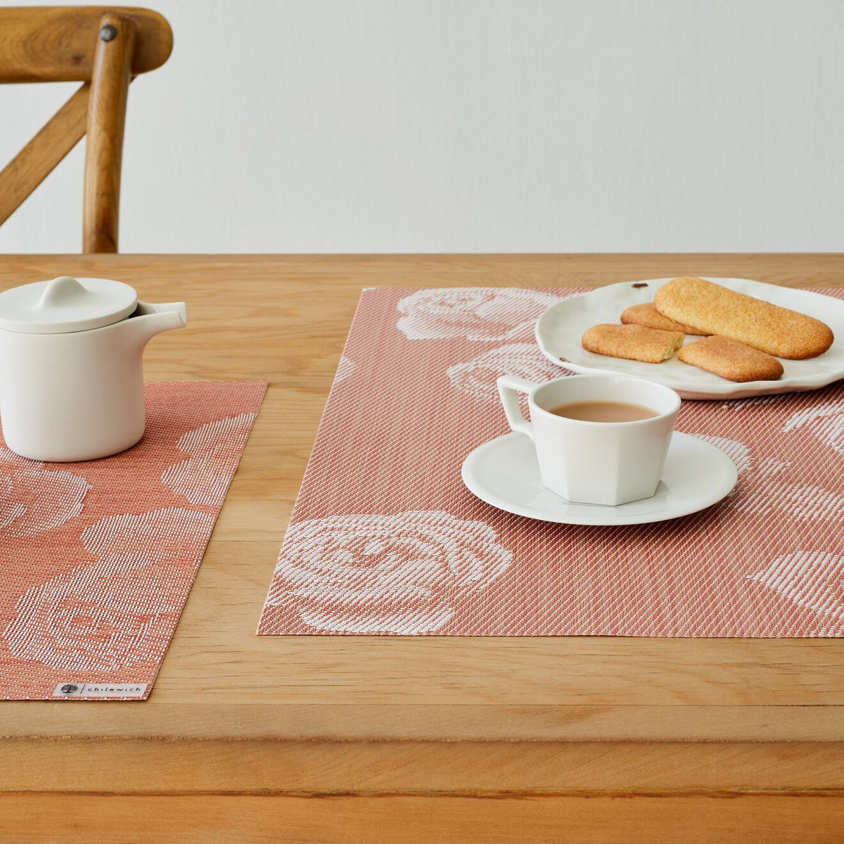 Rosette Placemats - Burnt Coral