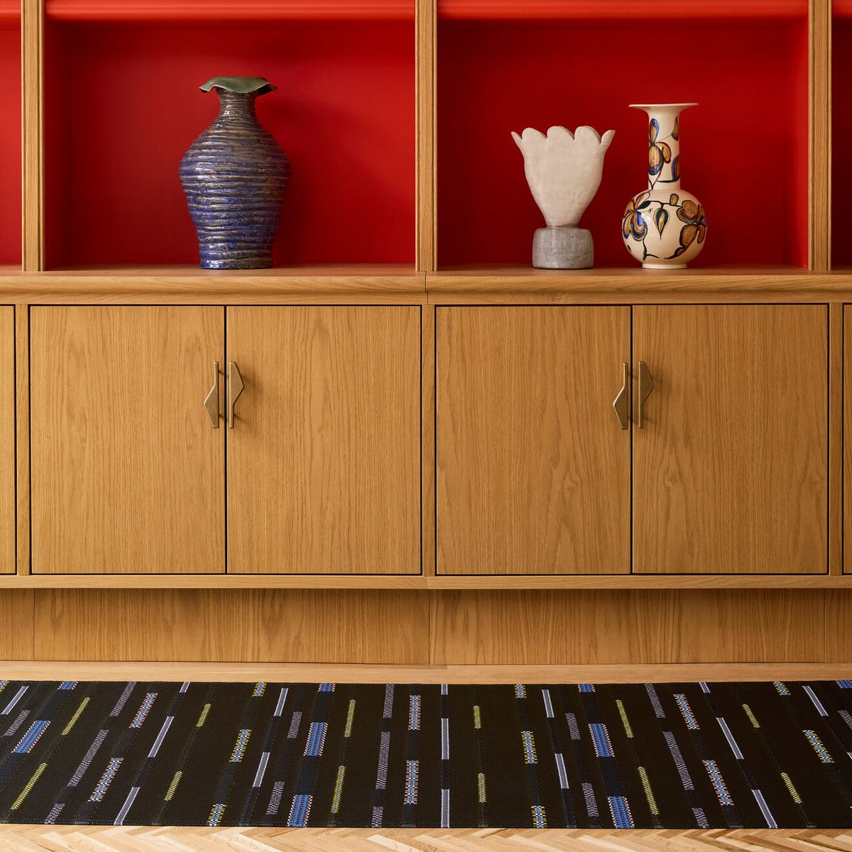 Appliqué Rugs - Nero