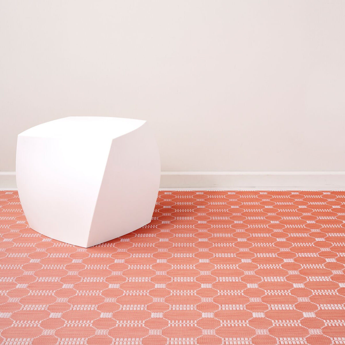 Coverlet Rugs - Burnt Coral
