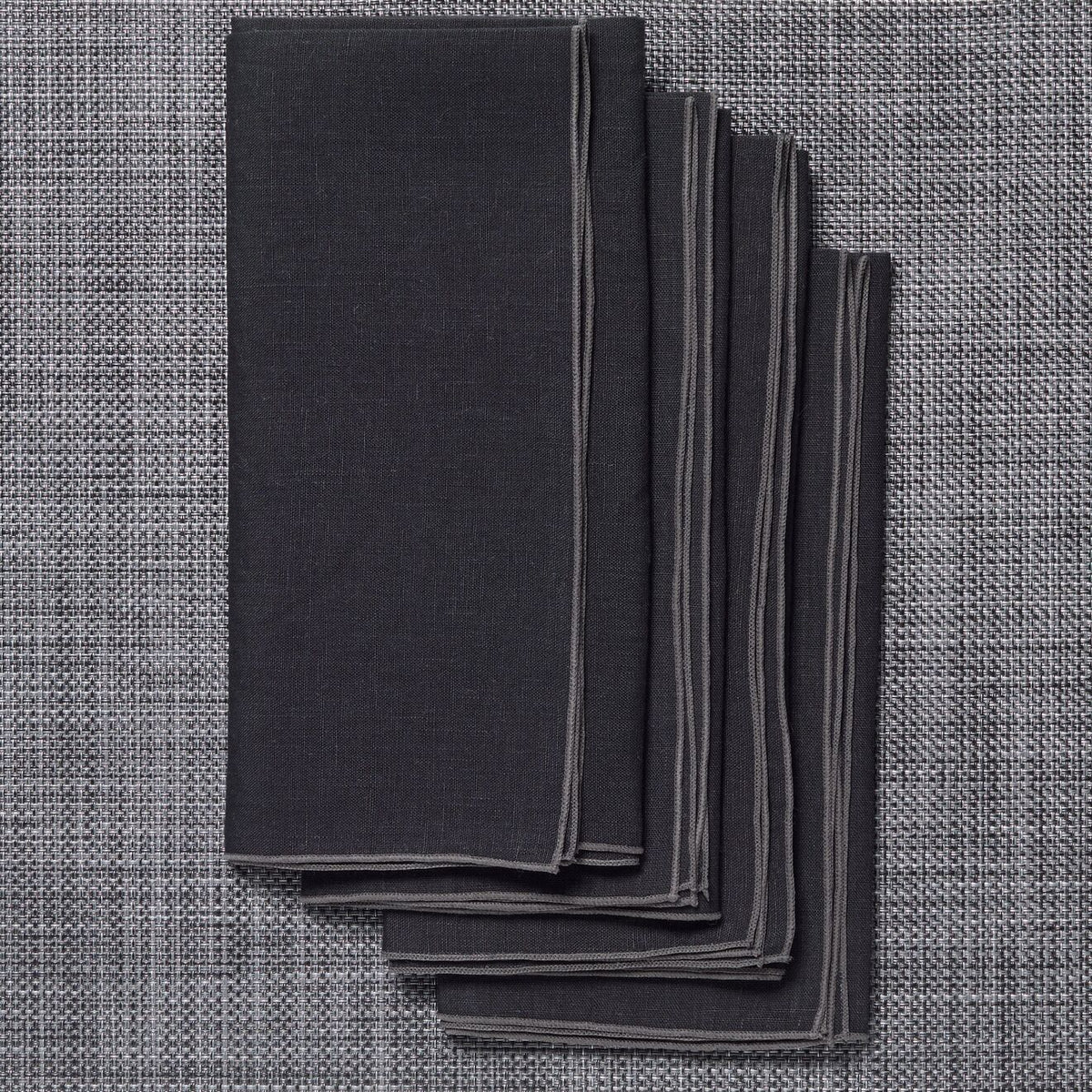 Linen Napkins - Black