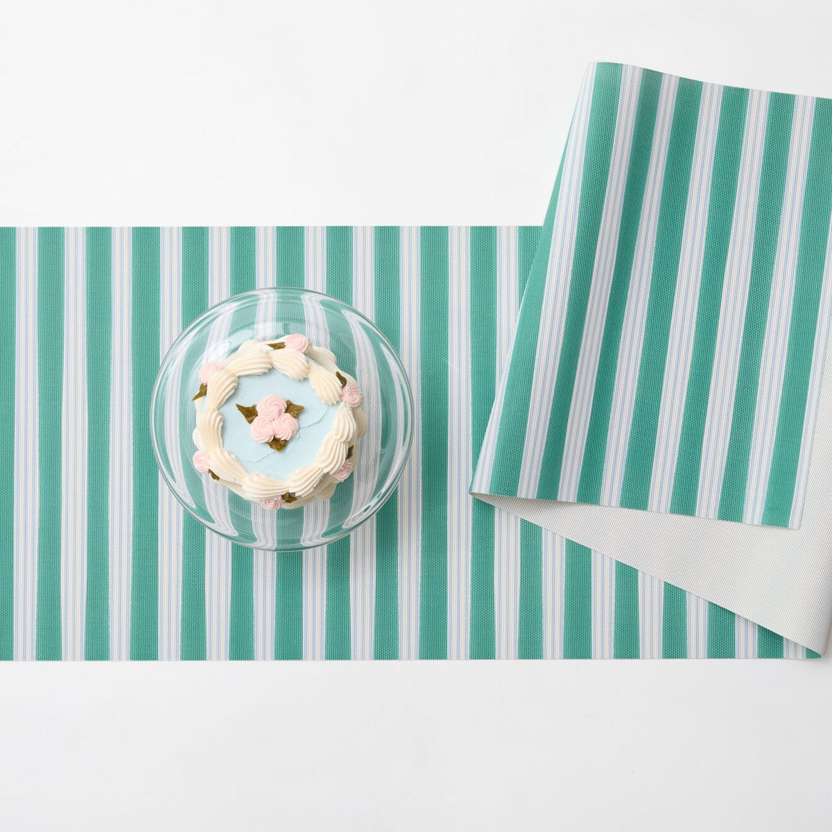 Festive Stripes Table Runners - Green