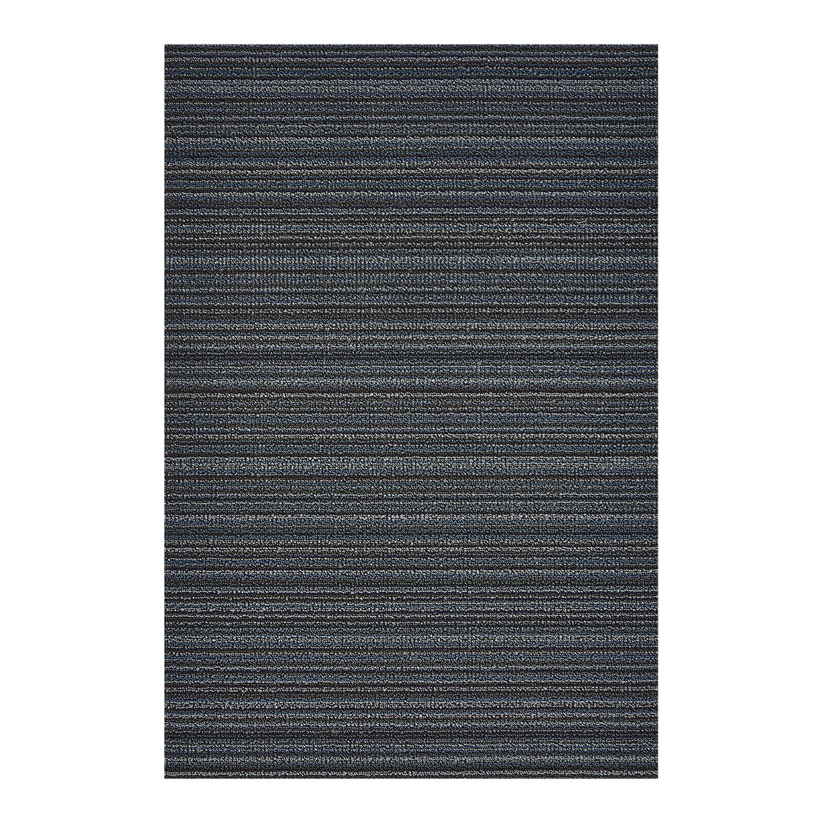 Skinny Stripe Shag Mats - Blue