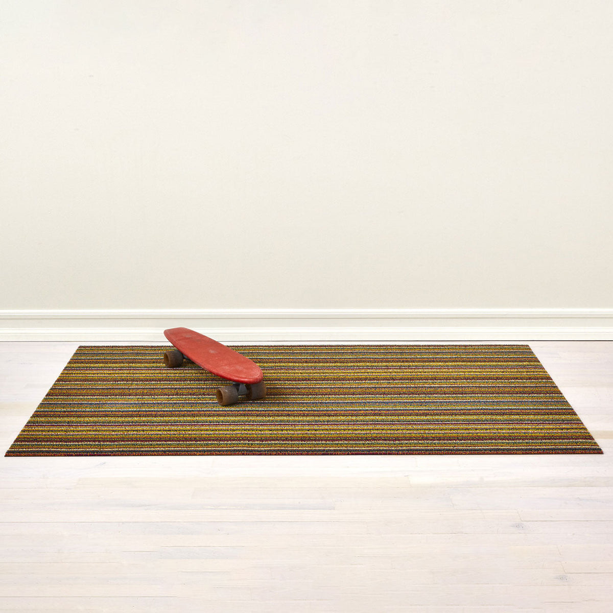 Skinny Stripe Shag Mats - Bright Multi