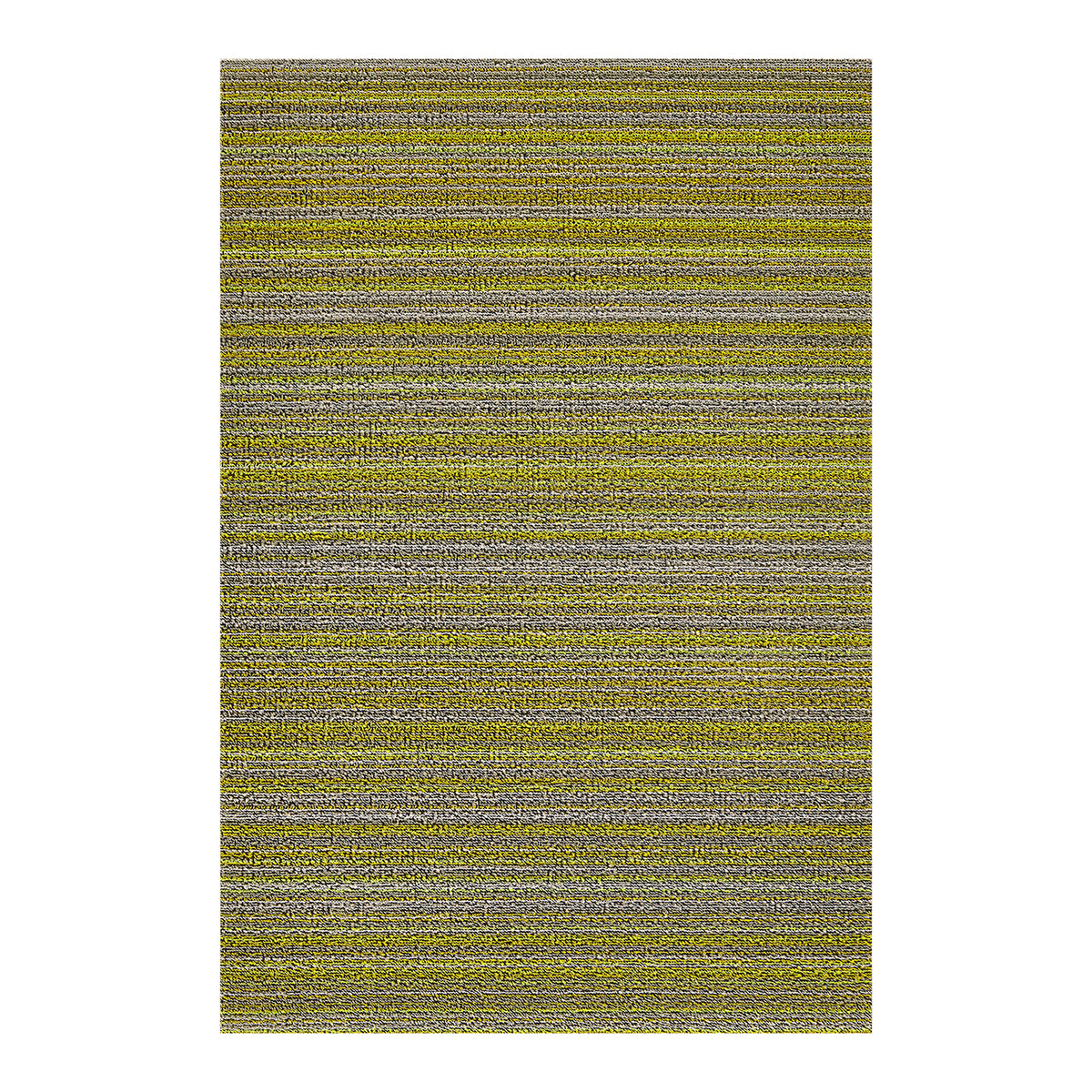 Skinny Stripe Shag Mats - Citron