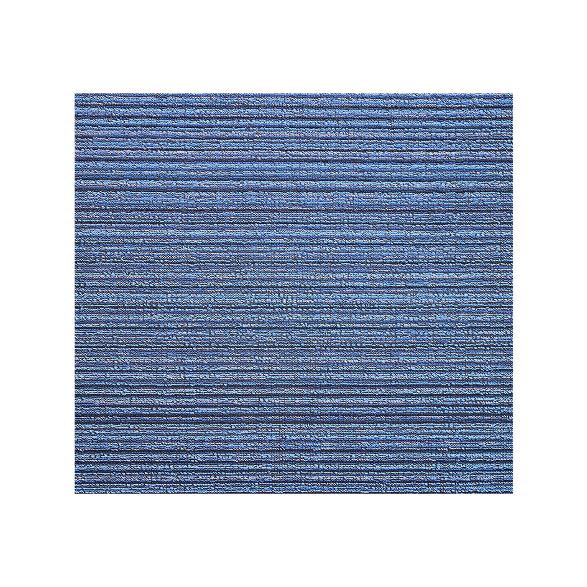 Skinny Stripe Shag Mat Samples - Ocean