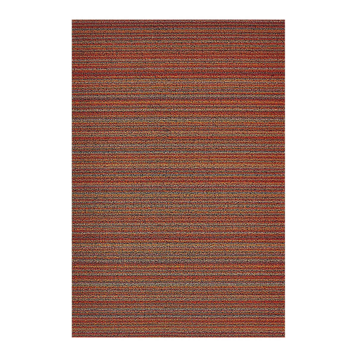 Skinny Stripe Shag Mats - Orange