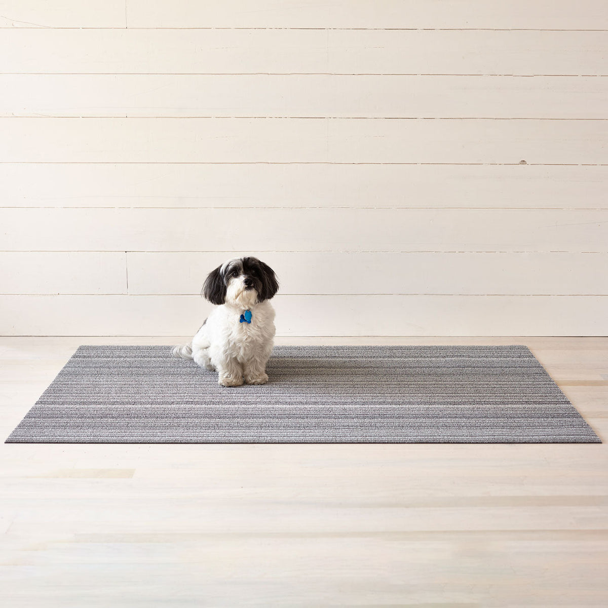 Skinny Stripe Shag Mats - Shadow