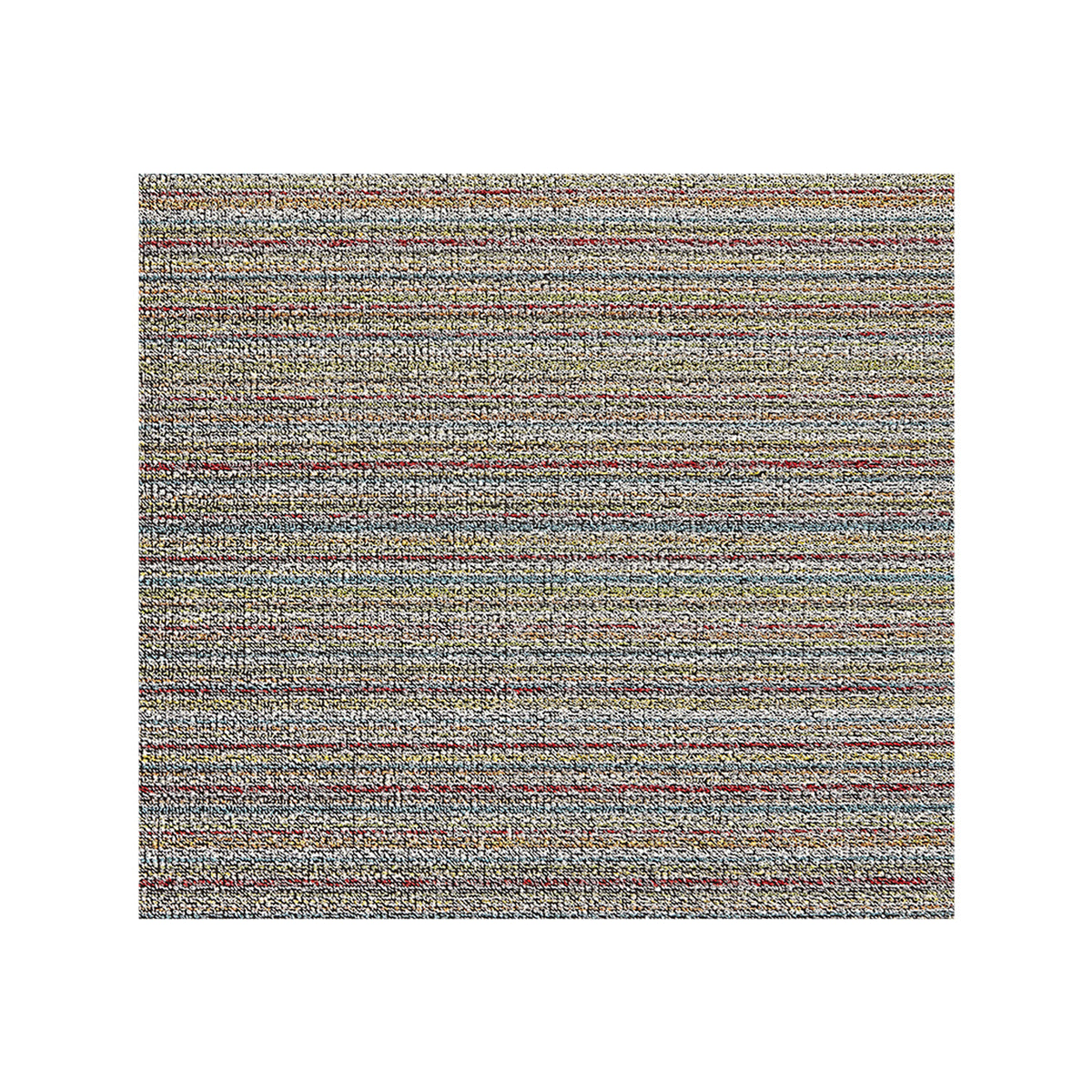 Skinny Stripe Shag Mat Samples - Soft Multi