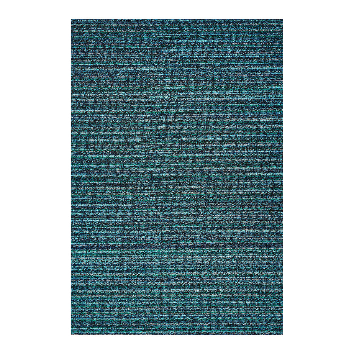 Skinny Stripe Shag Mats - Turquoise