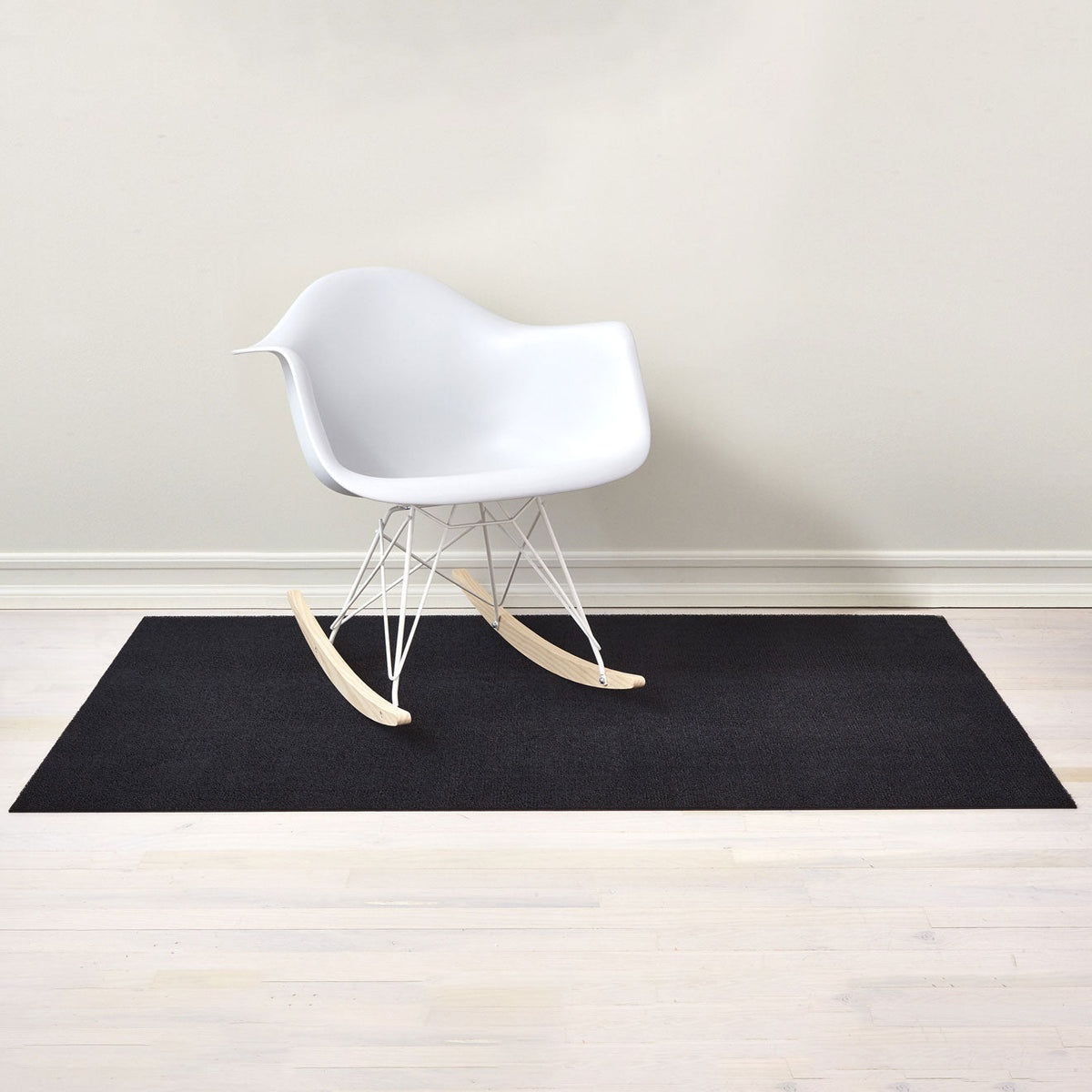Solid Shag Mats - Black