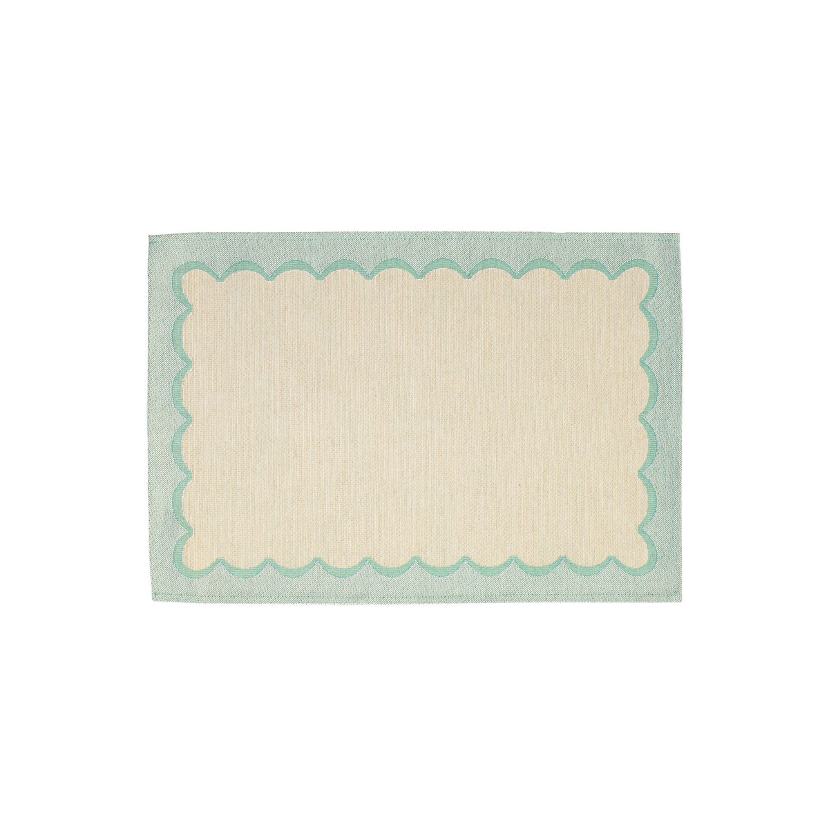 Tavola Aqua Scalloped Placemats - Set of 4