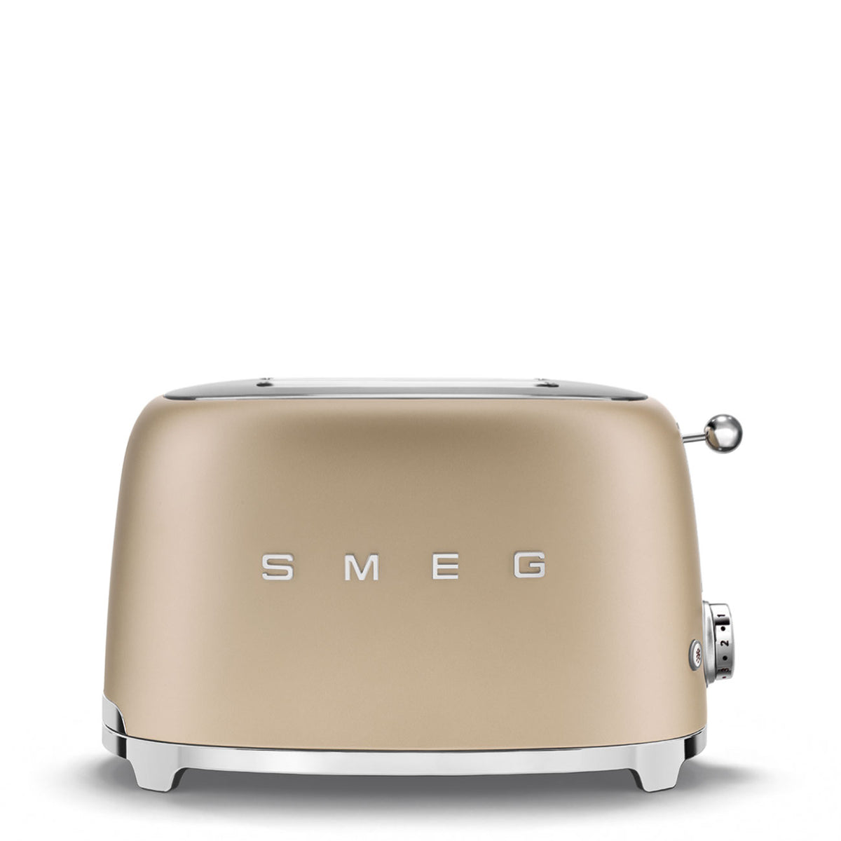 SMEG 2-Slice Toaster (TSF01) – Matte Champagne