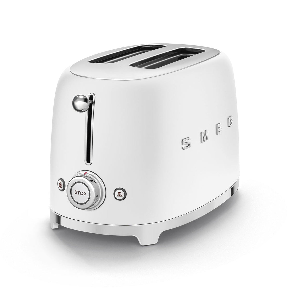SMEG 2-Slice Toaster (TSF01) – Matte White