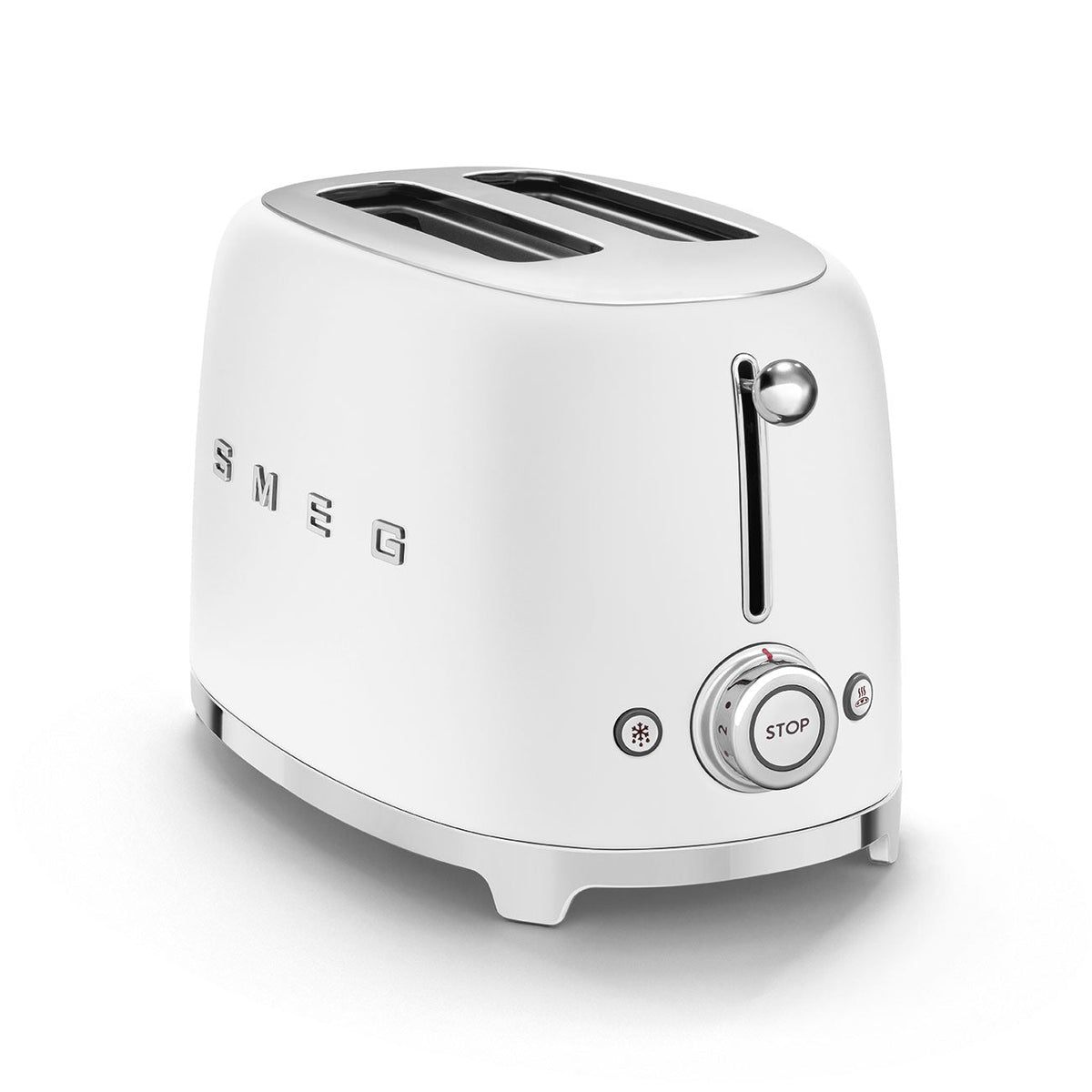 SMEG 2-Slice Toaster (TSF01) – Matte White