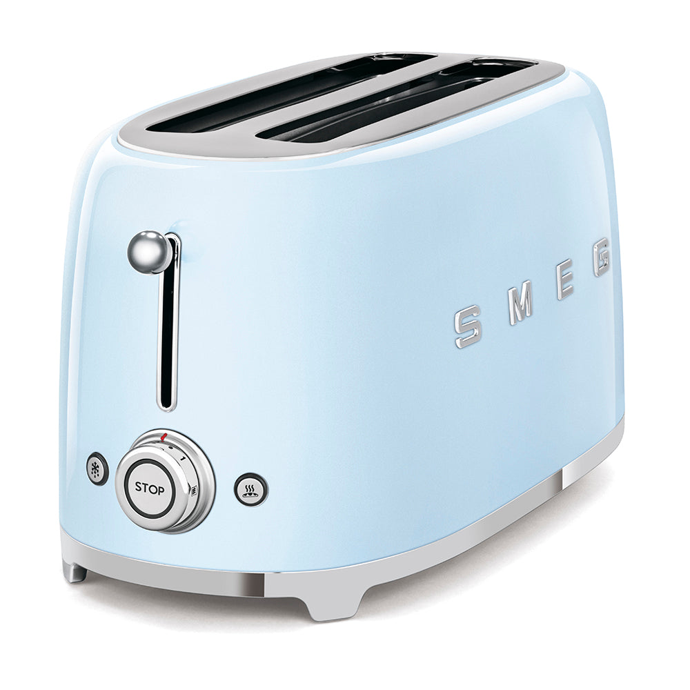 SMEG Long-Slot 4-Slice Toaster (TSF02) – Pastel Blue