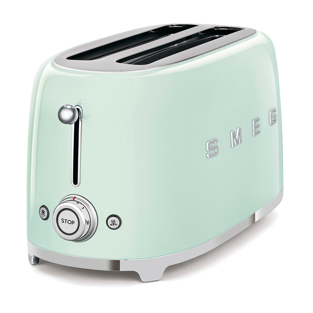 SMEG Long-Slot 4-Slice Toaster (TSF02) – Pastel Green