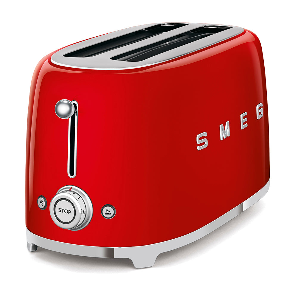 SMEG Long-Slot 4-Slice Toaster (TSF02) – Red
