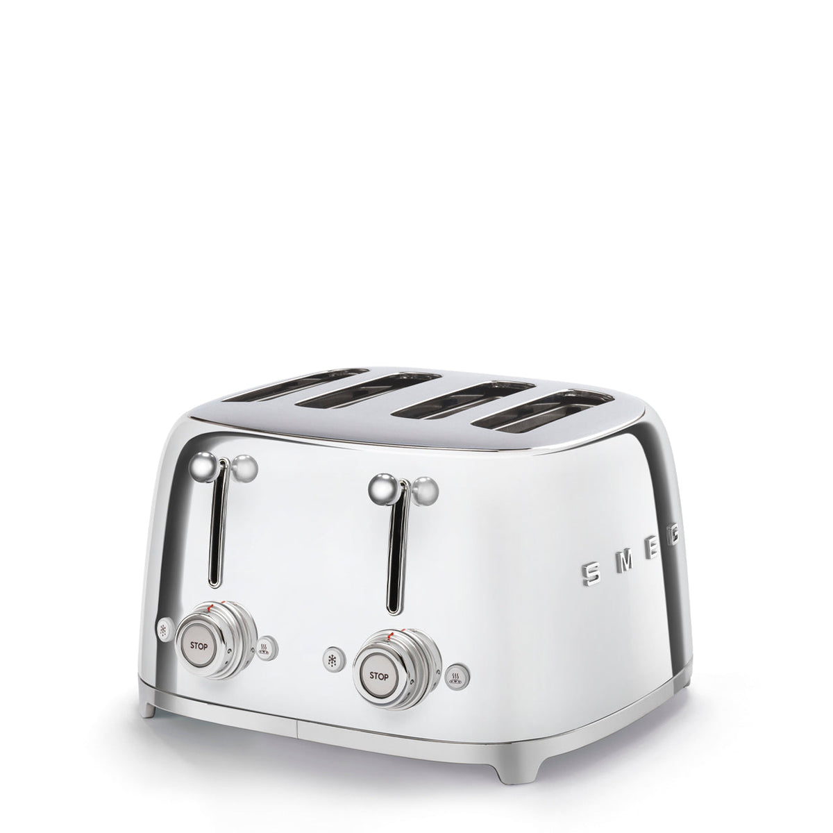 SMEG 4-Slot Toaster (TSF03) – Stainless Steel