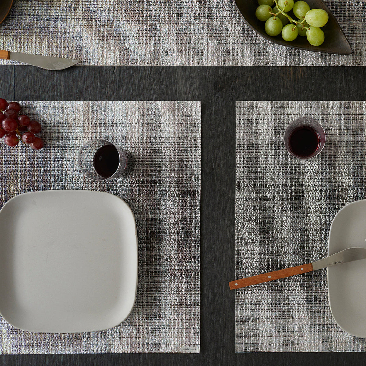 Ombré Placemats - Silver