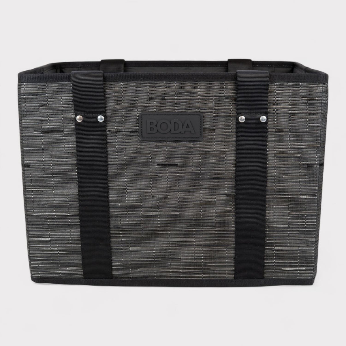 Boda Market Tote - Bamboo - Black