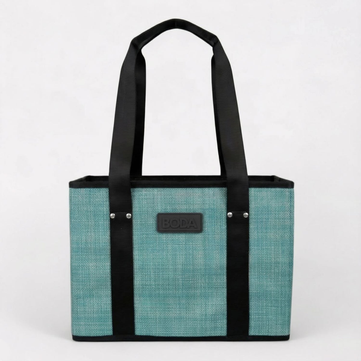 Boda Market Tote - Mini Basketweave - Turquoise
