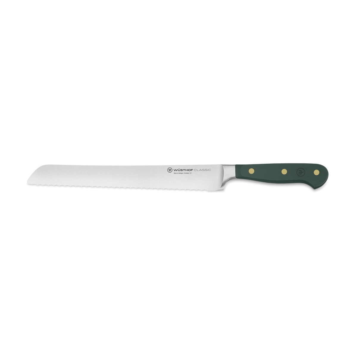 Wusthof Classic 9" Precision Double-Serrated Bread Knife — Black