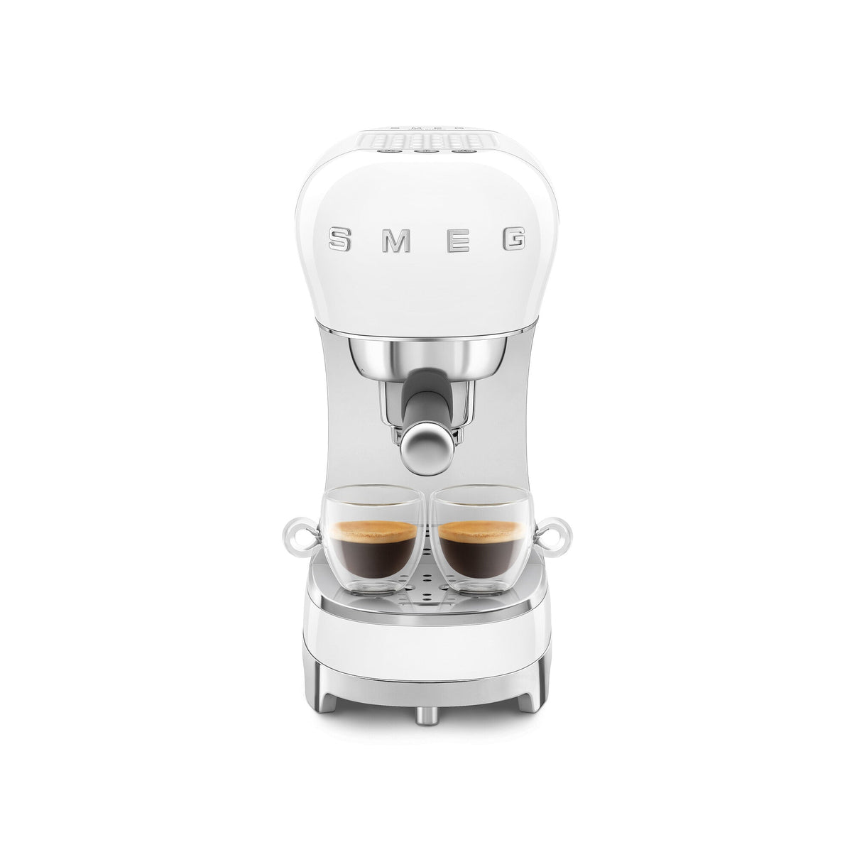 SMEG Manual Espresso Machine (ECF00) – White