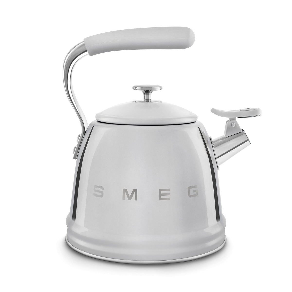 SMEG 10-Cup Whistling Kettle (WKF01) – Stainless Steel
