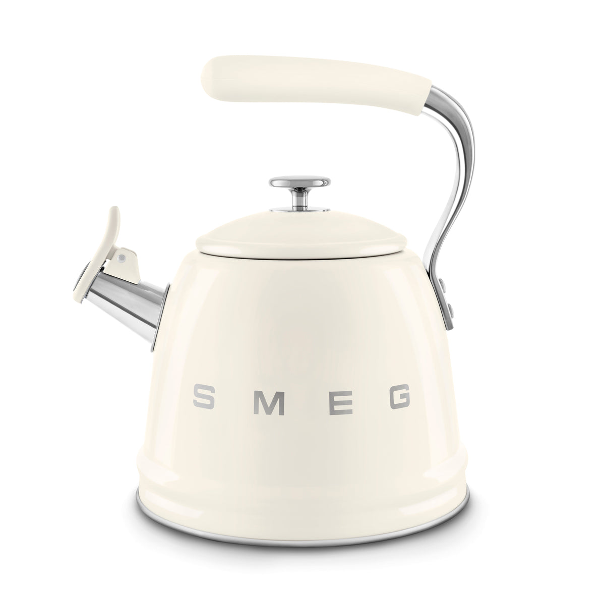 SMEG 10-Cup Whistling Kettle (WKF01) – Cream