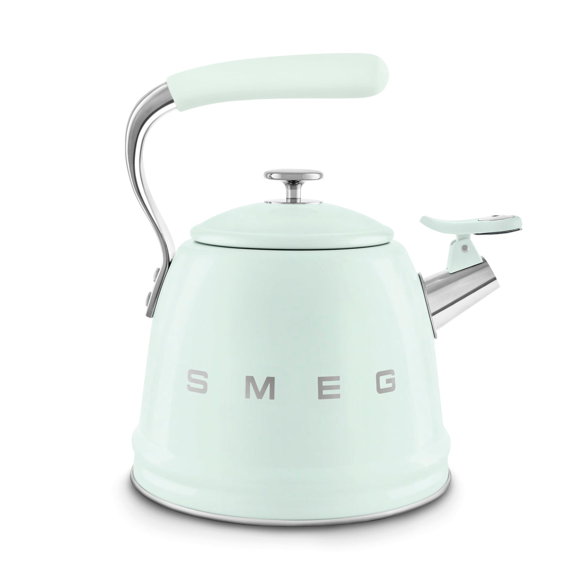 SMEG 10-Cup Whistling Kettle (WKF01) – Pastel Green