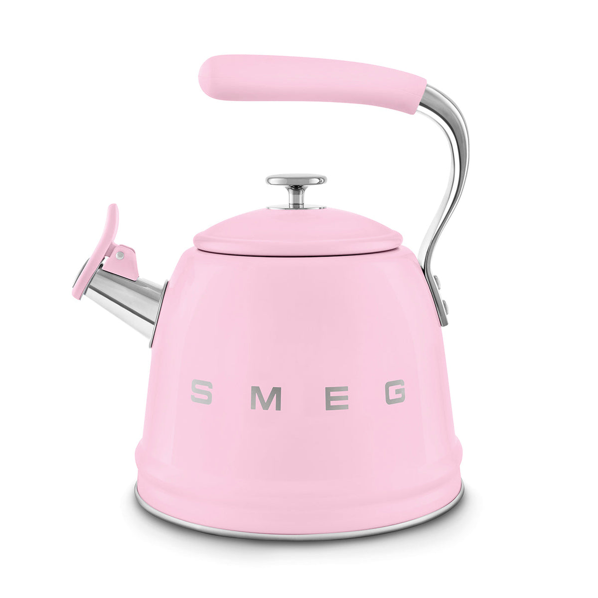 SMEG 10-Cup Whistling Kettle (WKF01) – Pink