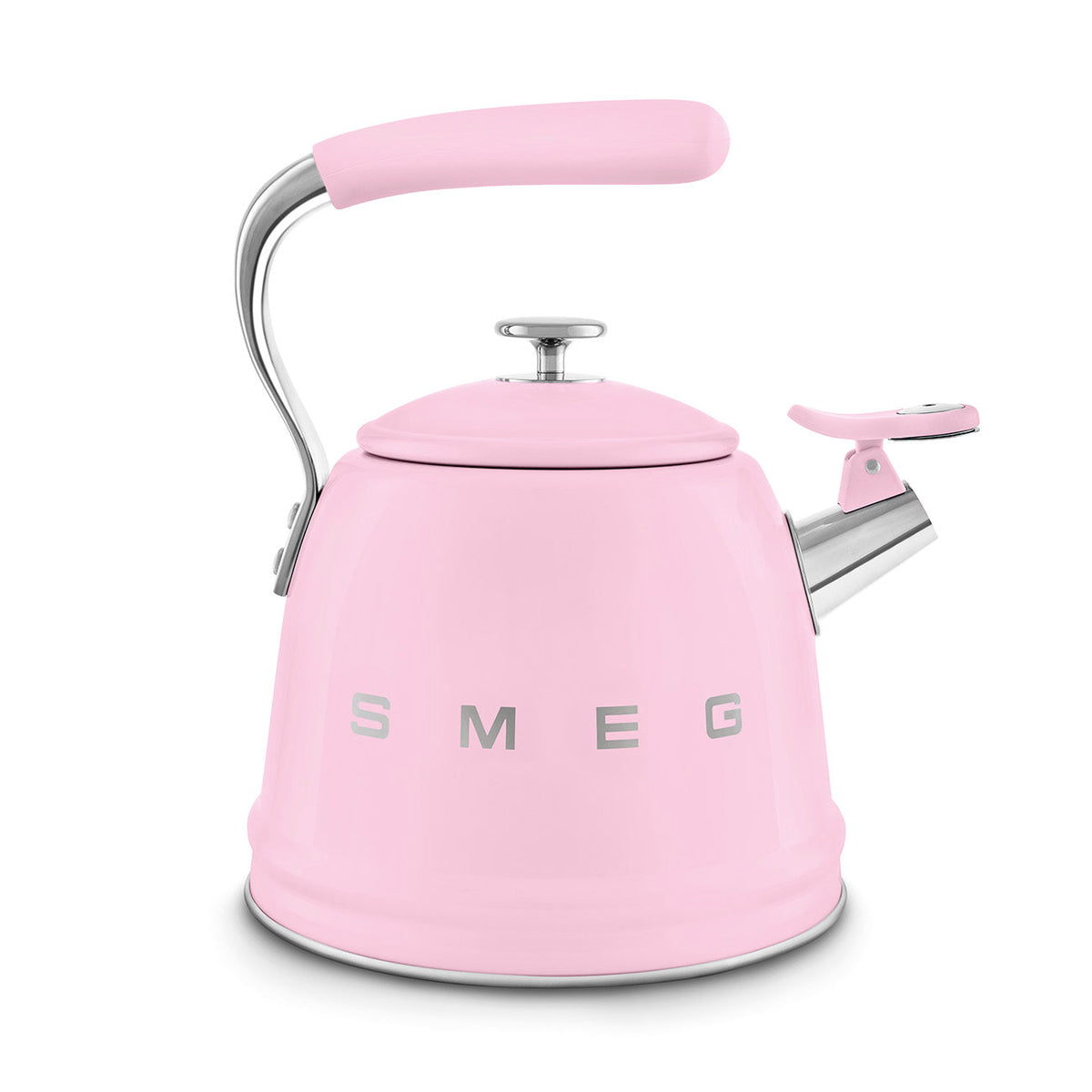 SMEG 10-Cup Whistling Kettle (WKF01) – Pink