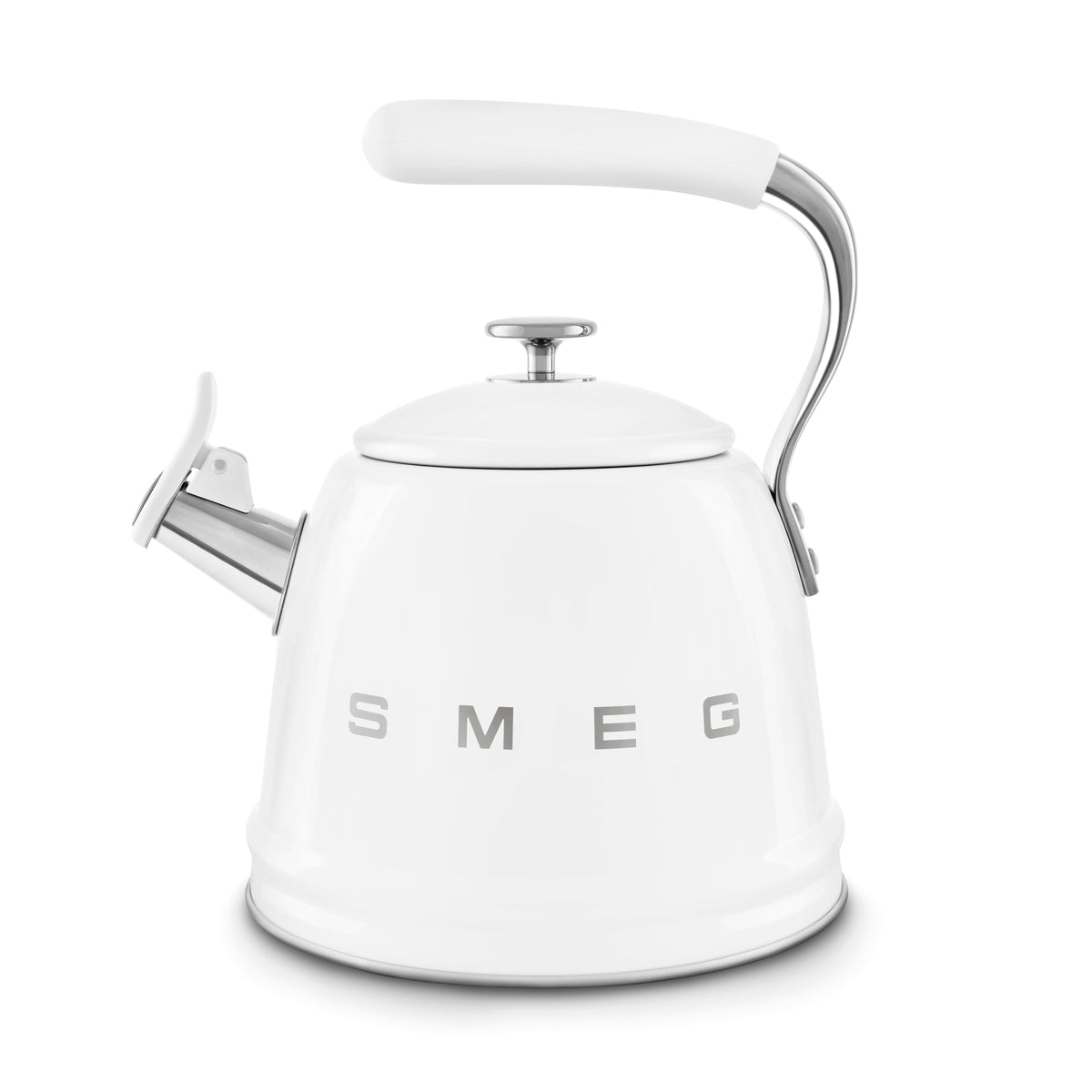 SMEG 10-Cup Whistling Kettle (WKF01) – White