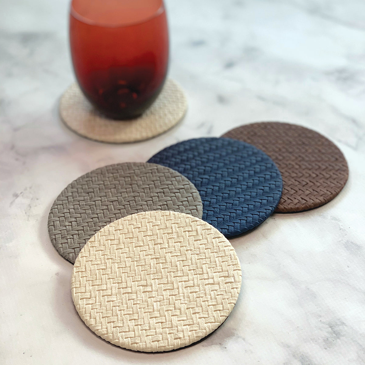 Bodrum Wicker Coasters — Bodrum collection image 3