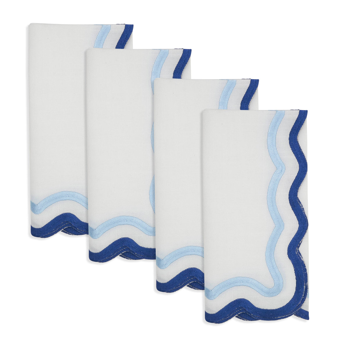 Scalloped Edge Cloth Napkin