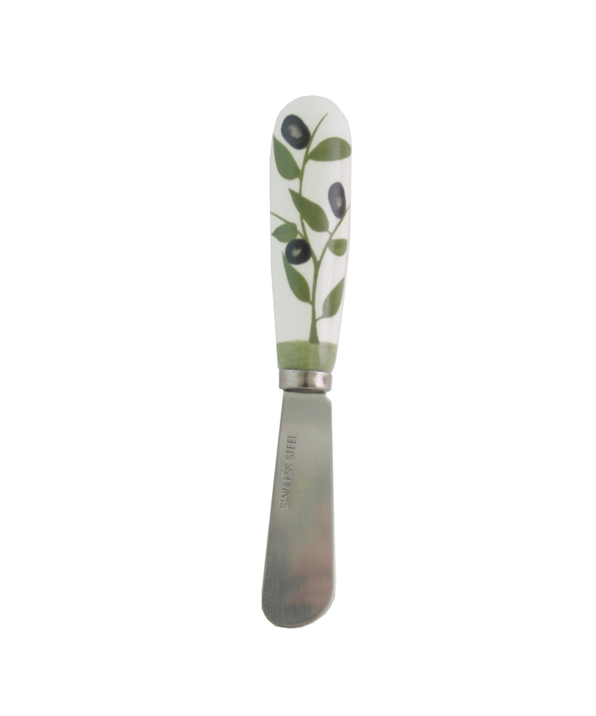 Cheese and Butter Spreader Knife - Olive Branch (Ceramic)
