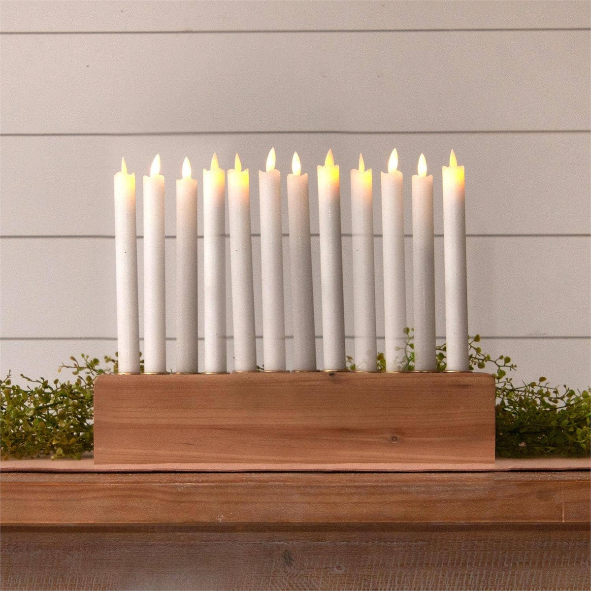 Wooden Taper Candle Holder Centerpiece (PC)