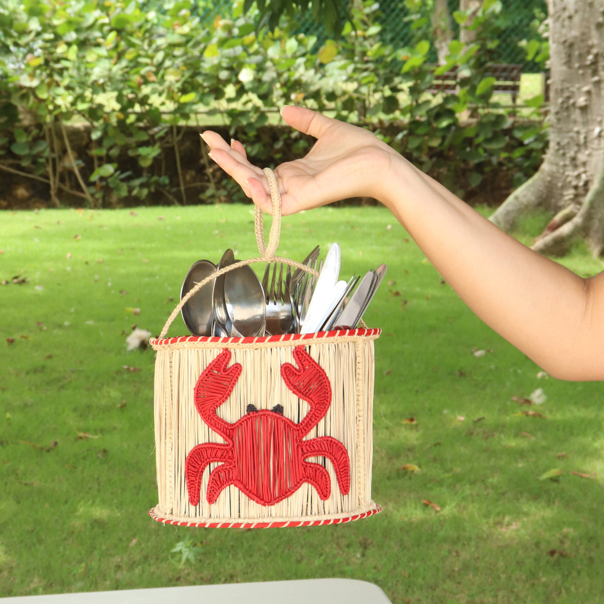 Crab Cutlery Holder