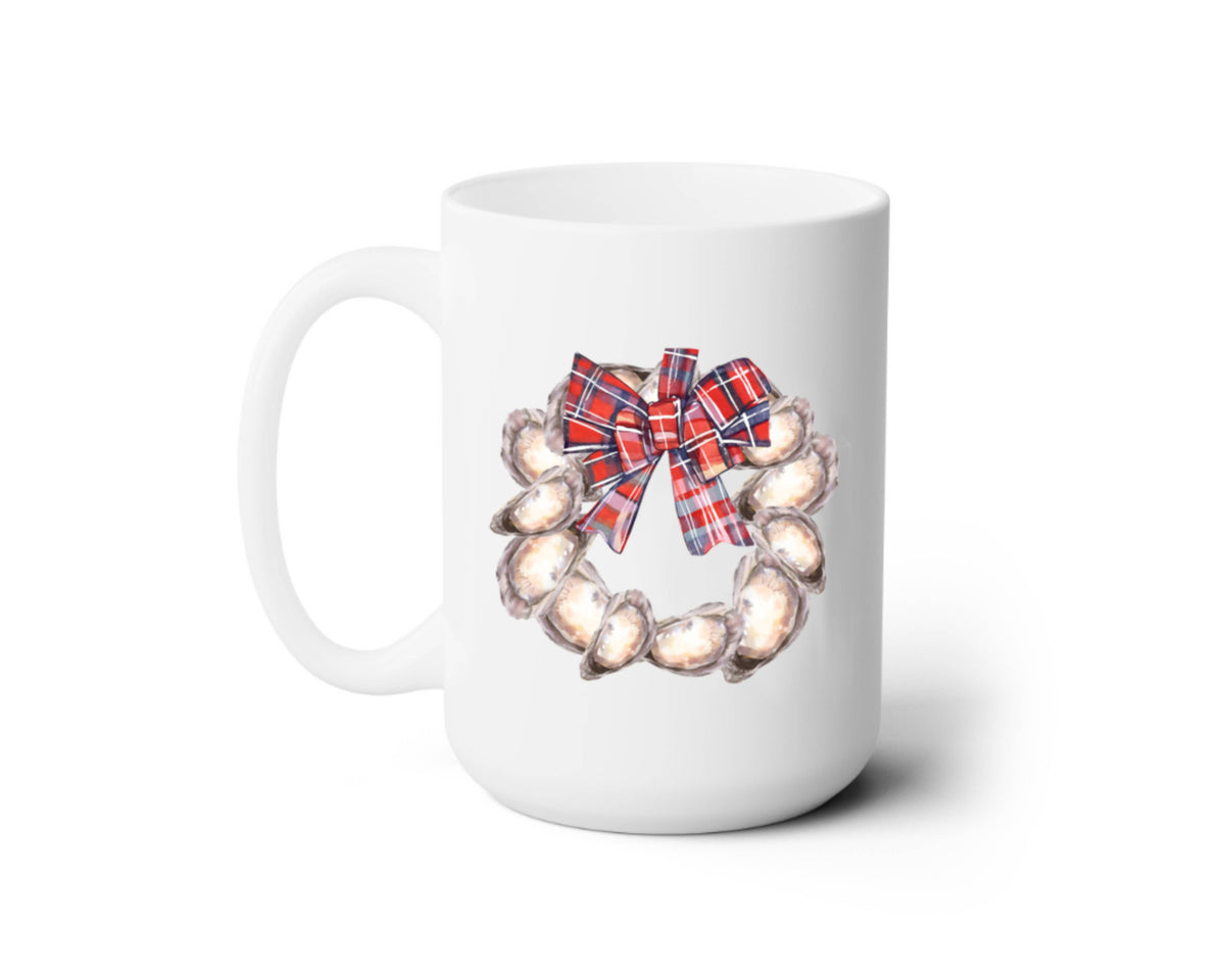 MUG - Oyster Christmas Wreath