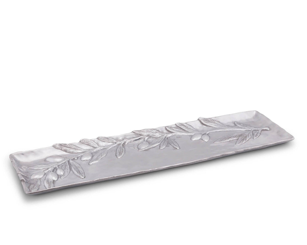 Olive Oblong Tray