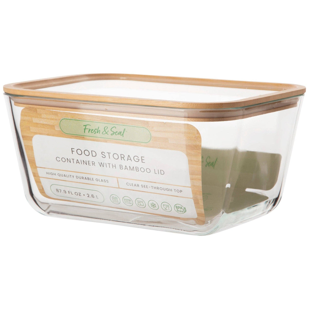 87.93oz Rec Contr W.Bamboo Lid