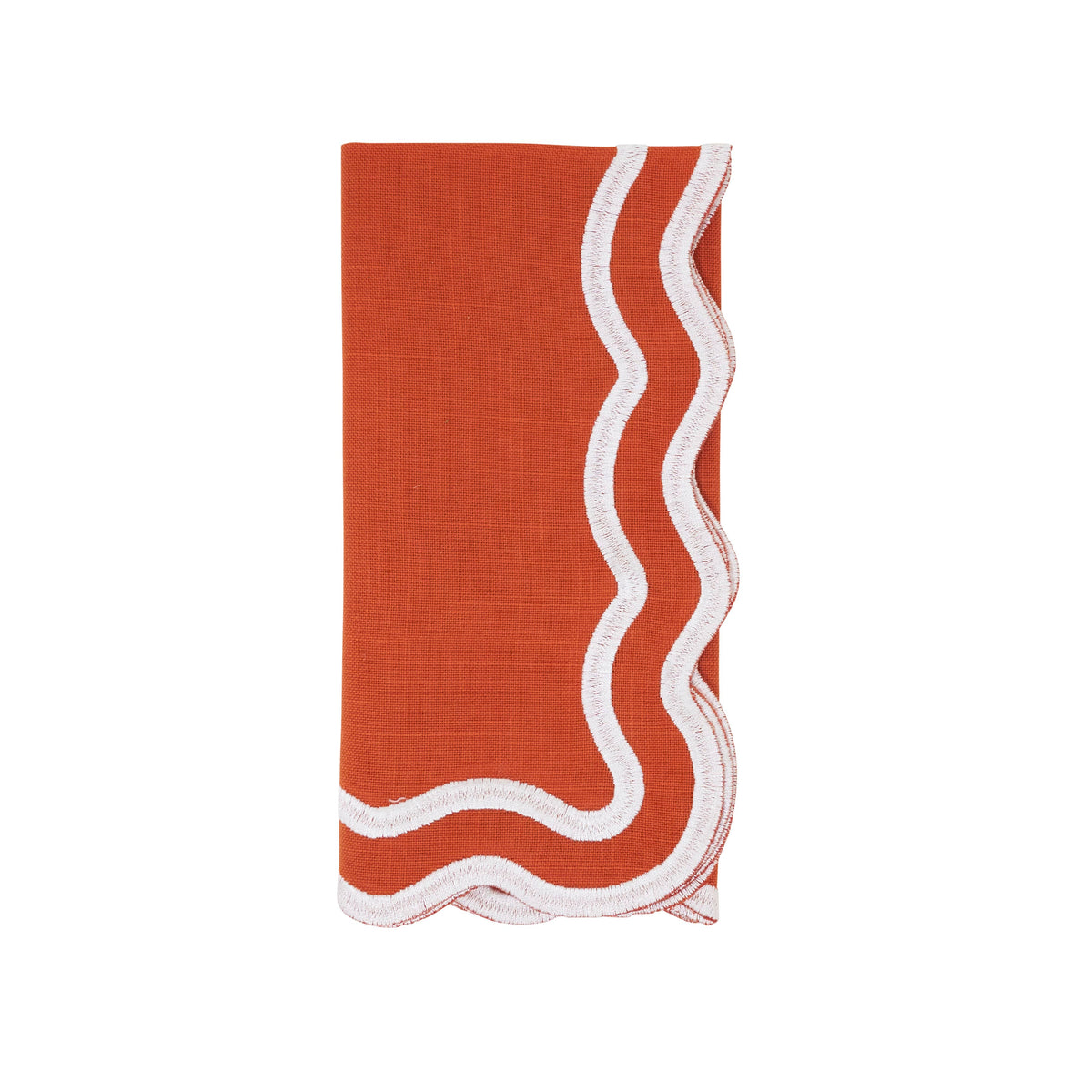 Scalloped Edge Cloth Napkin