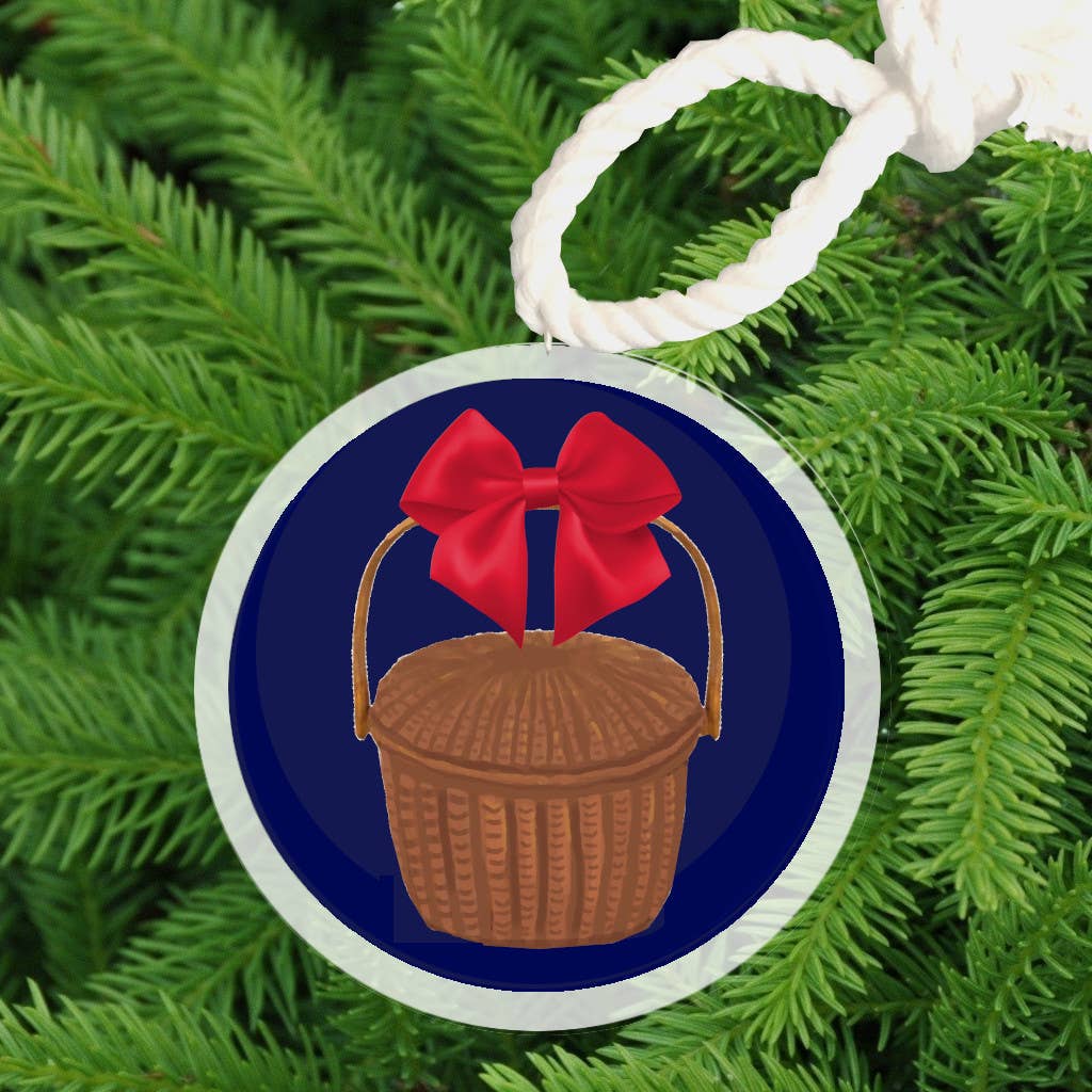 Christmas Ornament - Nantucket Basket