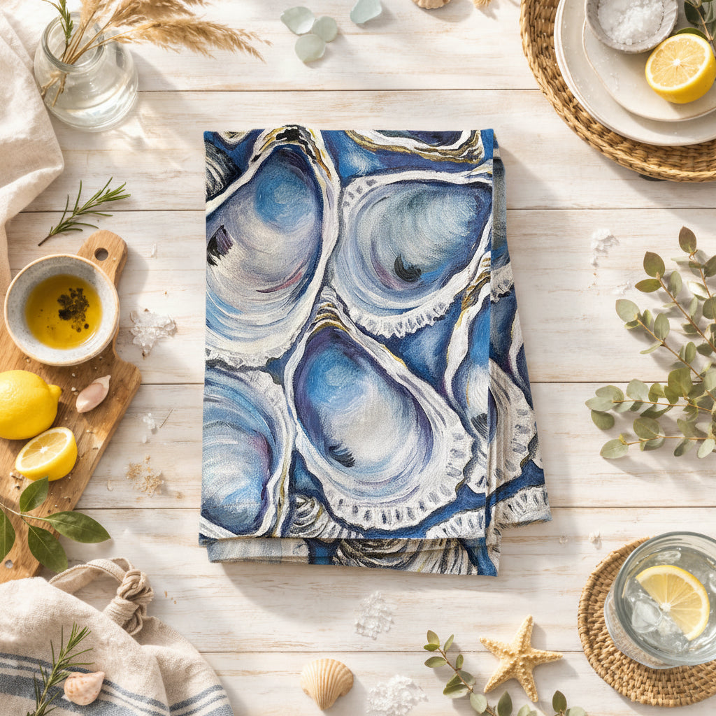 Oyster Tea Towel — photo 2