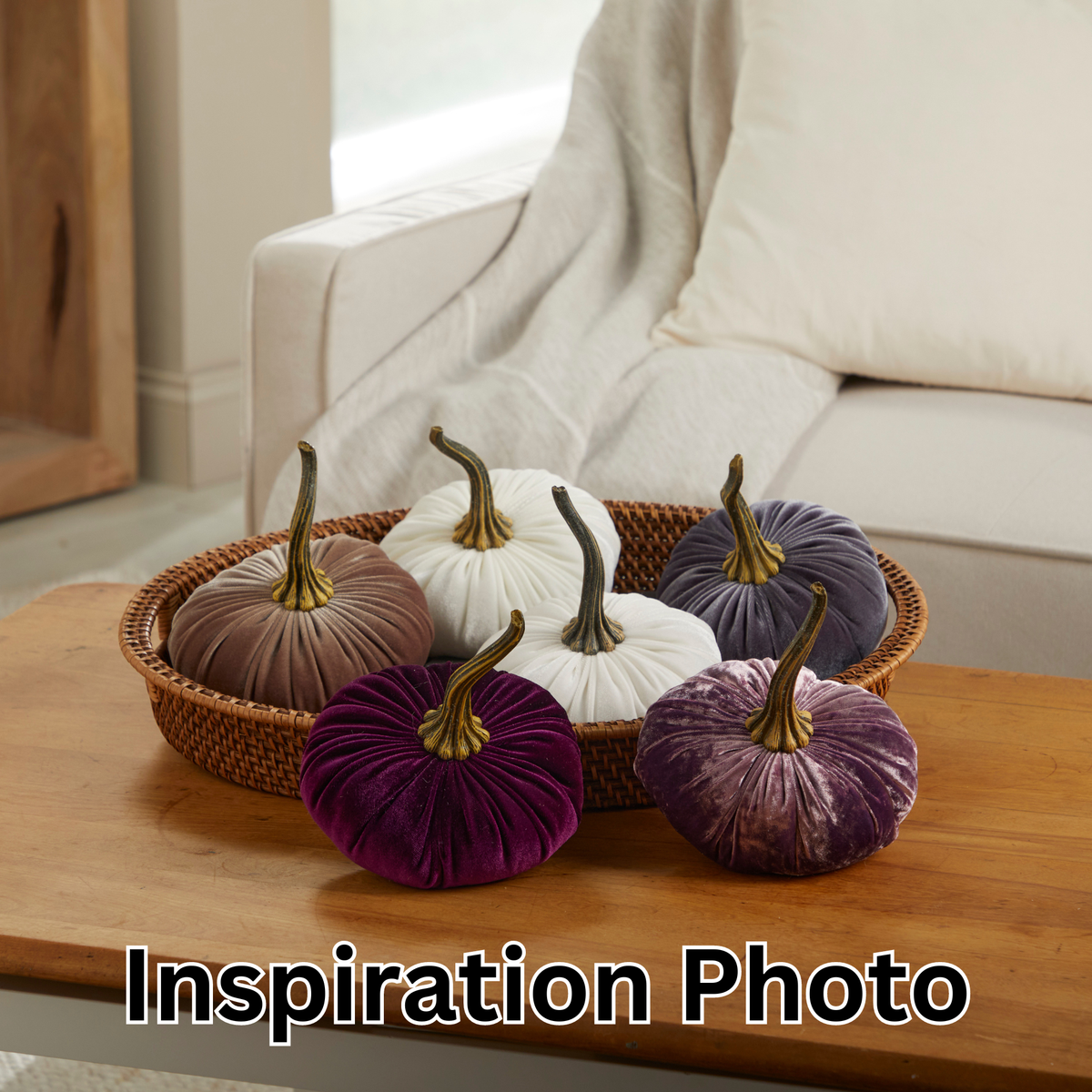 Pumpkin Large Velvet, Fall Mantel Decor, Halloween Table